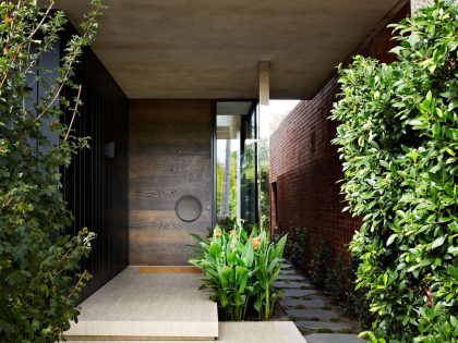 A Beautiful Contemporary Home with Industrial and Warm Interiors in South Yarra by AGUSHI & WORKROOM Design (3)