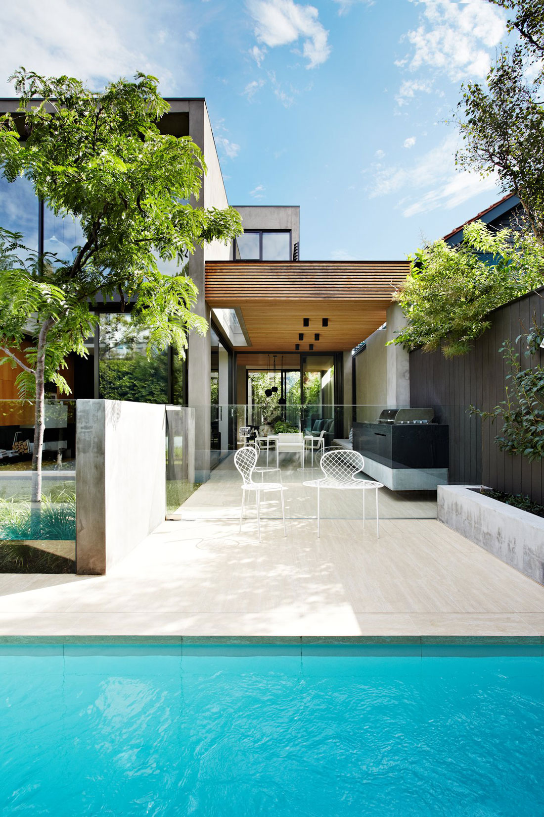 A Beautiful Contemporary Home with Industrial and Warm Interiors in South Yarra by AGUSHI & WORKROOM Design (6)
