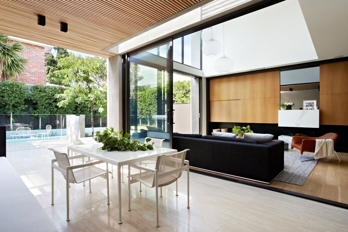 A Beautiful Contemporary Home with Industrial and Warm Interiors in South Yarra by AGUSHI & WORKROOM Design (8)