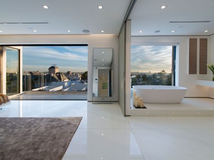 A Stylish and Beautiful Modern Home with Spectacular Views in Los Angeles by Ori Ayonmike (16)