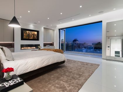 A Stylish and Beautiful Modern Home with Spectacular Views in Los Angeles by Ori Ayonmike (40)
