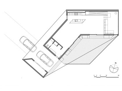 A Beautiful and Luminous Home Perched on the Snowy Terrain in Mansonville, Canada by MU Architecture (18)