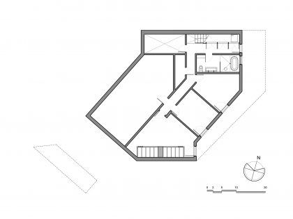 A Beautiful and Luminous Home Perched on the Snowy Terrain in Mansonville, Canada by MU Architecture (19)