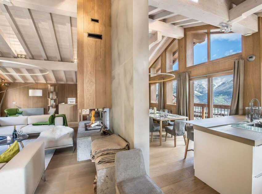 A Bright and Functional Contemporary Chalet in the Mountains of France by Angelique Buisson (2)