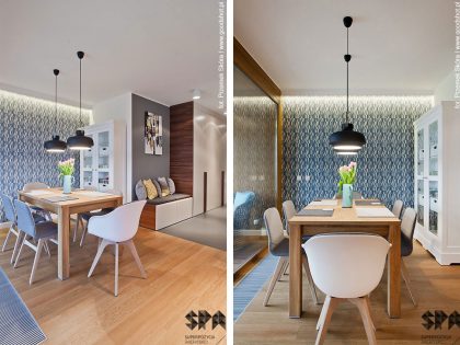 A Bright and Stylish Apartment Accompanied by Some Colorful Accents in Katowice by Superpozycja Architekci (10)