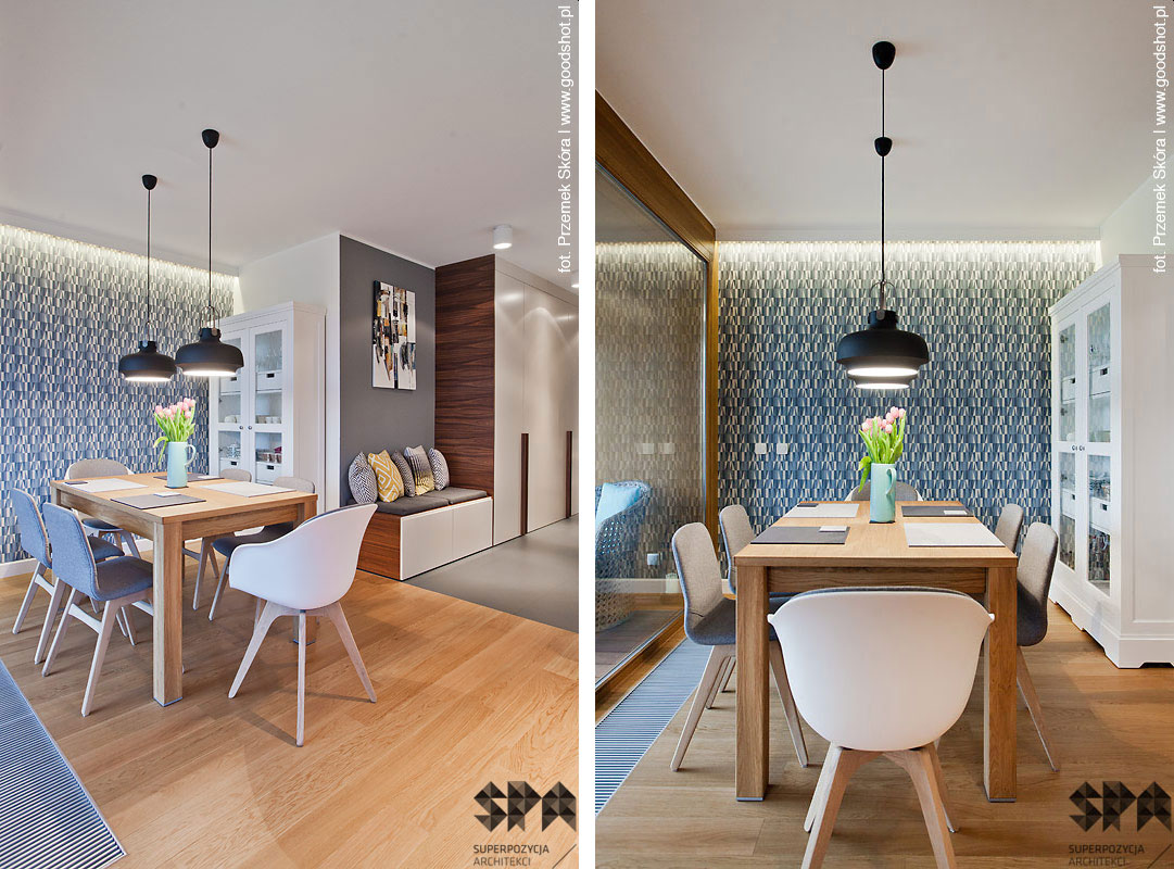 A Bright and Stylish Apartment Accompanied by Some Colorful Accents in Katowice by Superpozycja Architekci (10)