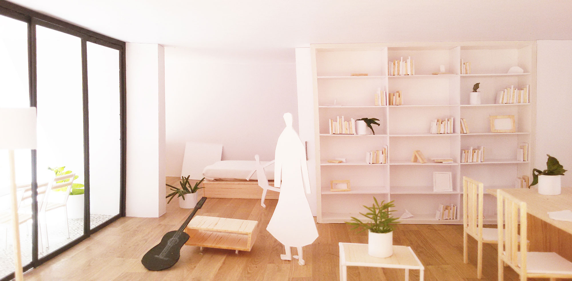 A Cheerful, Bright and Practical Modern Apartment in Les Corts, Barcelona by Roman Izquierdo Bouldstridge (15)