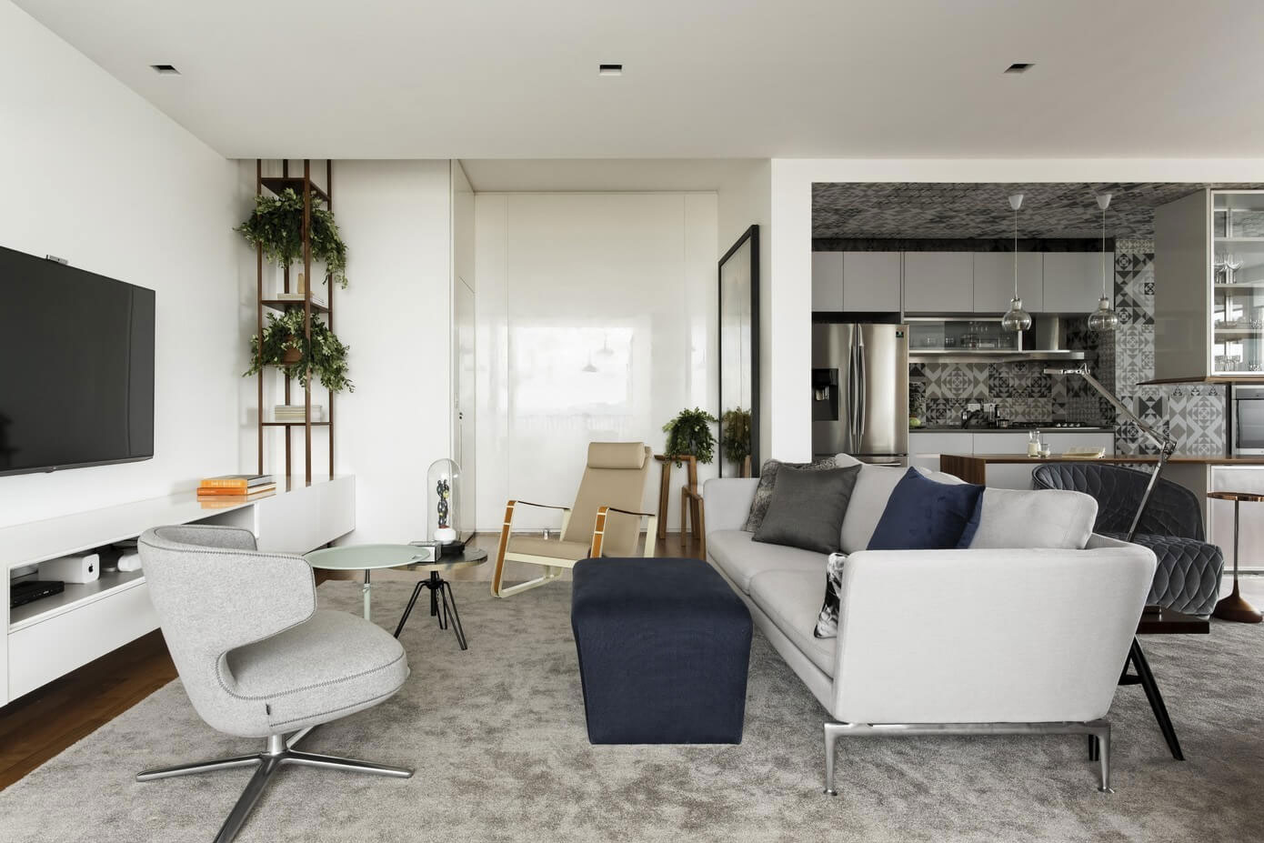A Chic and Sophisticated Contemporary Apartment in São Paulo by Diego Revollo Arquitetura (6)