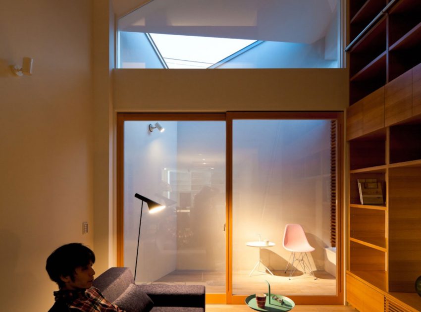 A Colorful Contemporary Home with Splashes of Bold Accents in Nagoya by Atelier Tekuto (8)