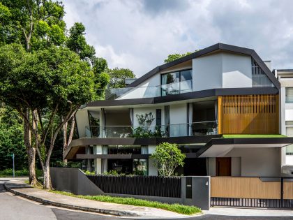 A Comfortable Contemporary House Surrounded by Mature Rain Trees and Quiet Walkways in Singapore