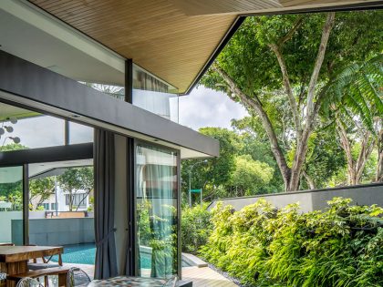 A Comfortable Contemporary House Surrounded by Mature Rain Trees and Quiet Walkways in Singapore by A D LAB (7)