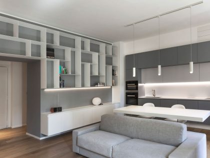 A Compact Yet Minimalist Apartment in Prati, Rome by Luca Peralta Studio (3)