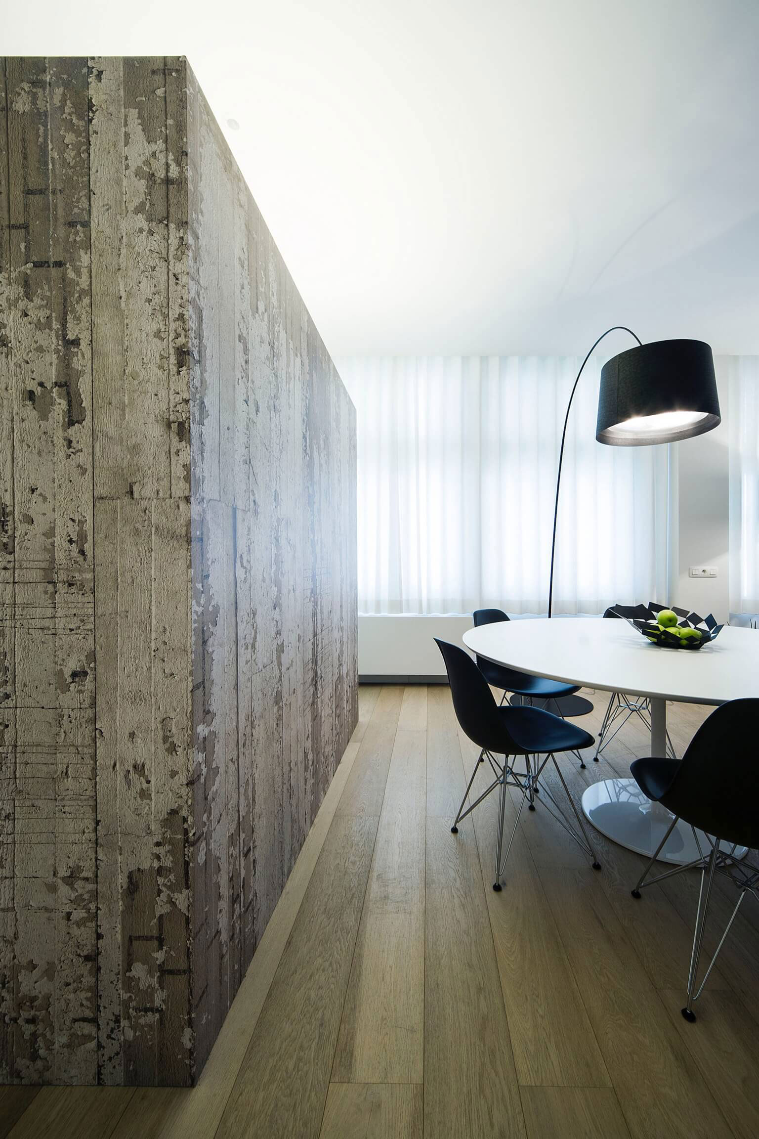 A Contemporary Apartment with Shades of Red and Black Furniture in Mortsel, Belgium by Filip Deslee (10)