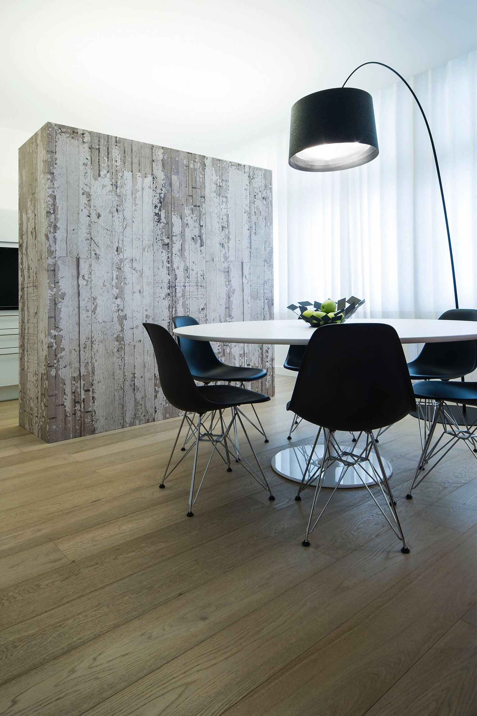 A Contemporary Apartment with Shades of Red and Black Furniture in Mortsel, Belgium by Filip Deslee (9)
