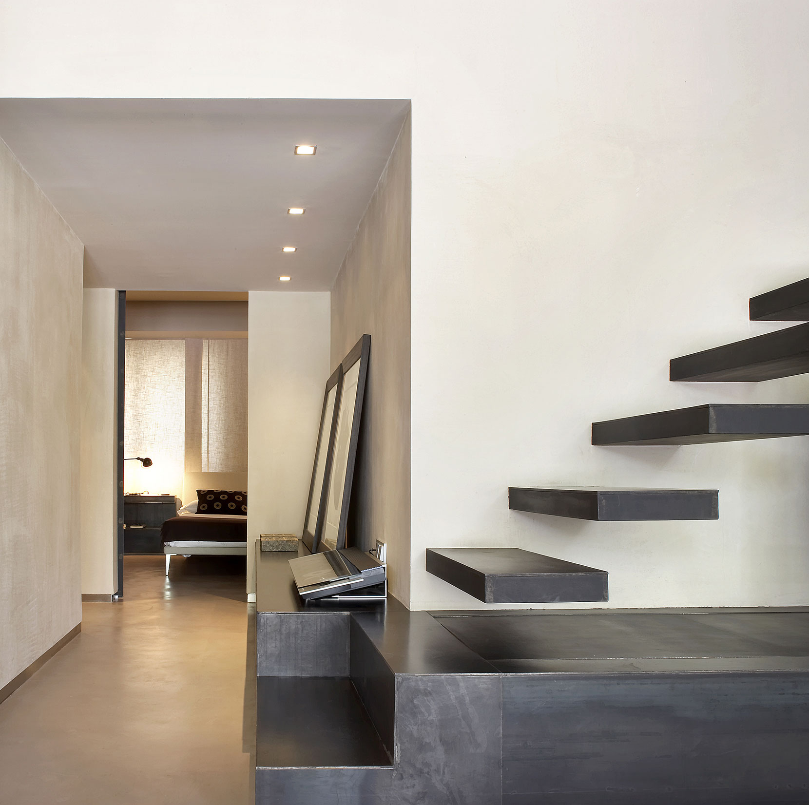 A Contemporary Apartment with Simple and Industrial Interiors in Barcelona by GCA Architects (12)