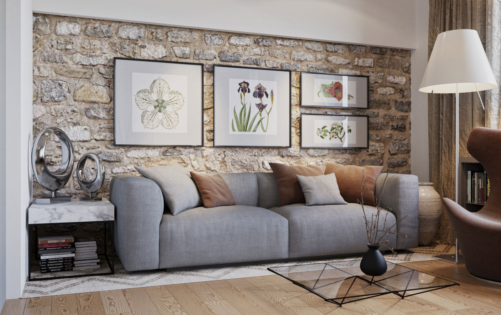 A Contemporary Apartment with a Refined and Elegant Interior in Odessa by S&T Architects (1)