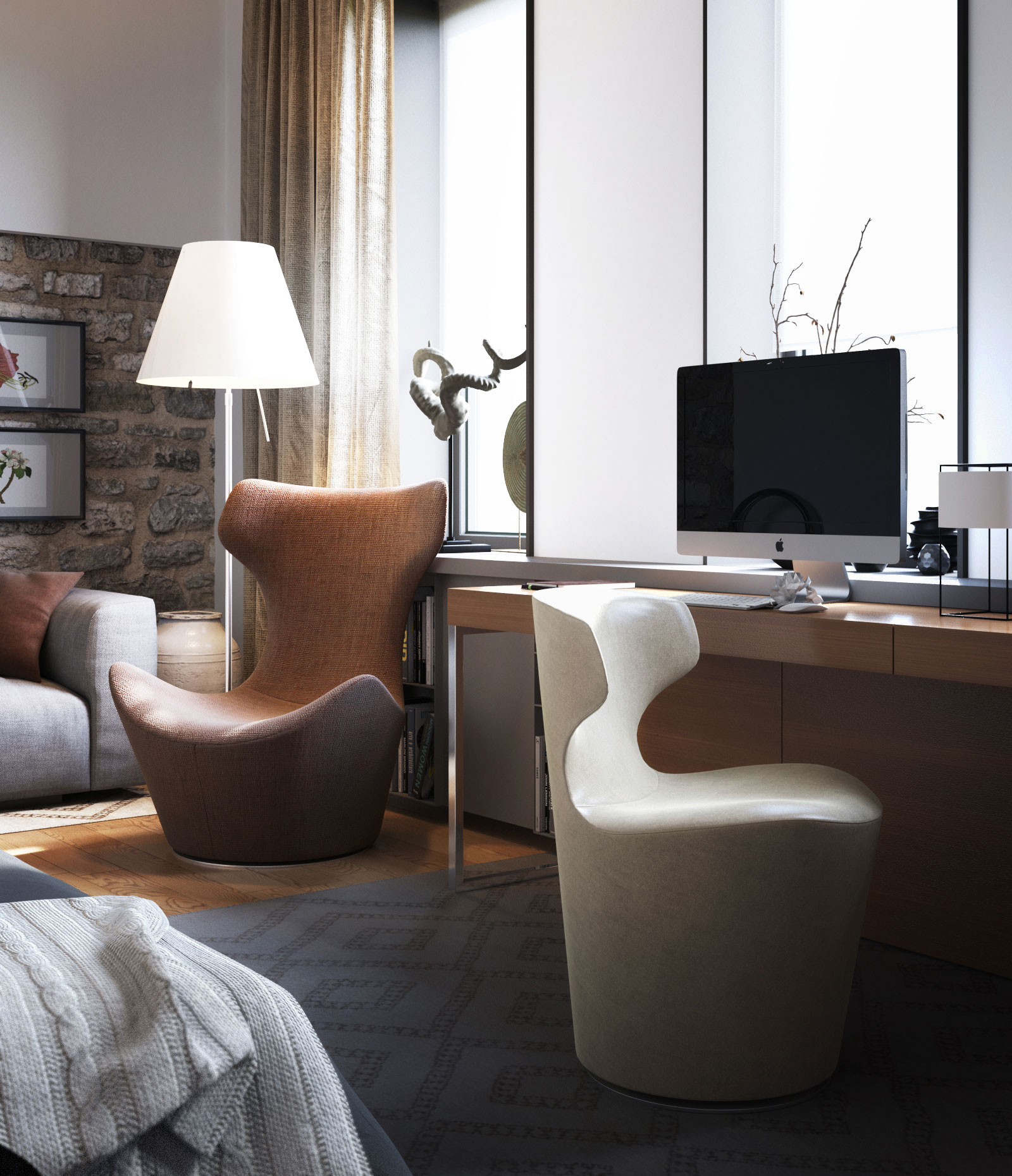 A Contemporary Apartment with a Refined and Elegant Interior in Odessa by S&T Architects (11)