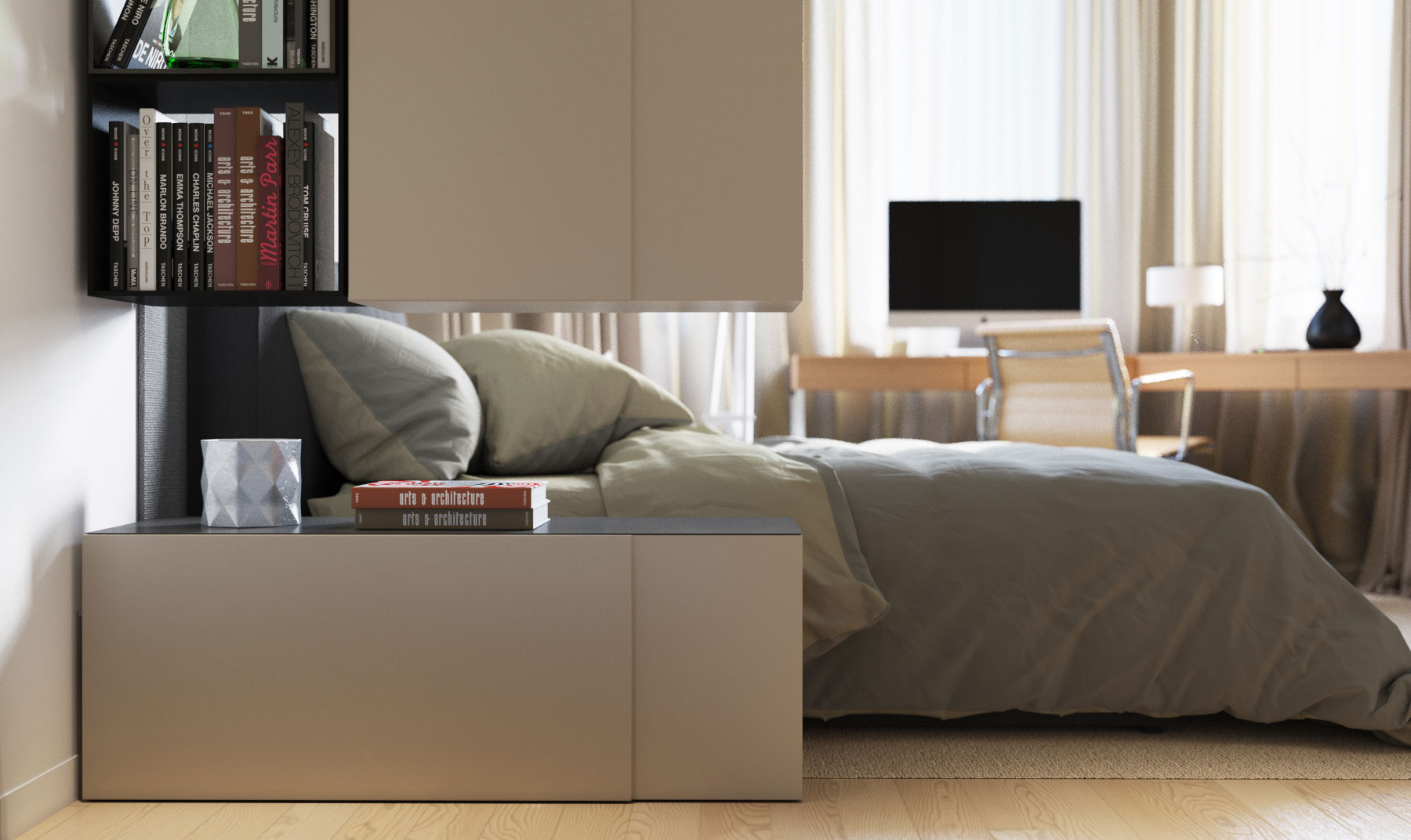 A Contemporary Apartment with a Refined and Elegant Interior in Odessa by S&T Architects (7)