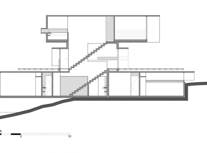 A Contemporary Concrete Home Made of Three Stacked Volumes in La Costa Partido by Luciano Kruk Arquitectos (26)