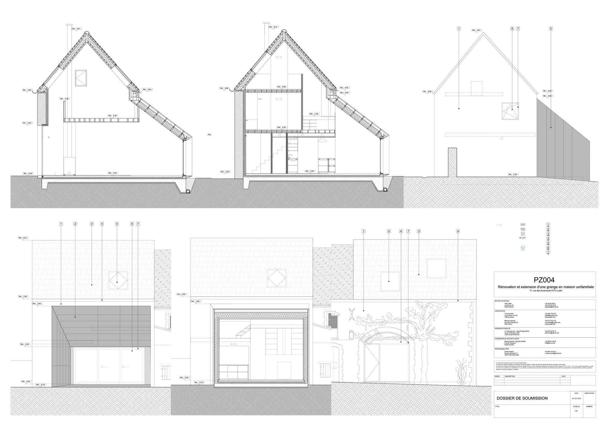 A Contemporary Extension for an Elegant Eighteenth-Century Home in Profondeville, Belgium by Puzzle’s Architecture (19)