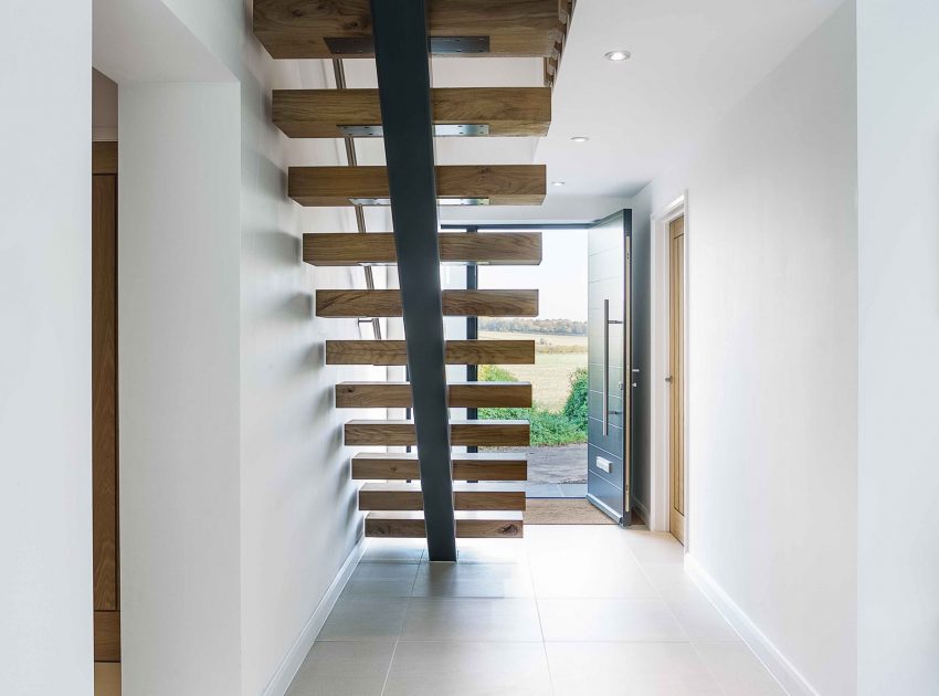 A Contemporary Extensions to a Luminous House with Brick Façade in Crawley by Adam Knibb Architects (7)