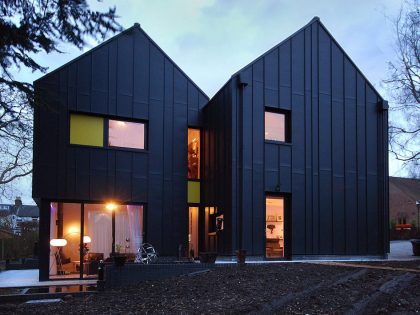 A Contemporary Family Home with Strong and Vibrant Interiors in Hertfordshire by Stephen Davy Peter Smith Architects (12)