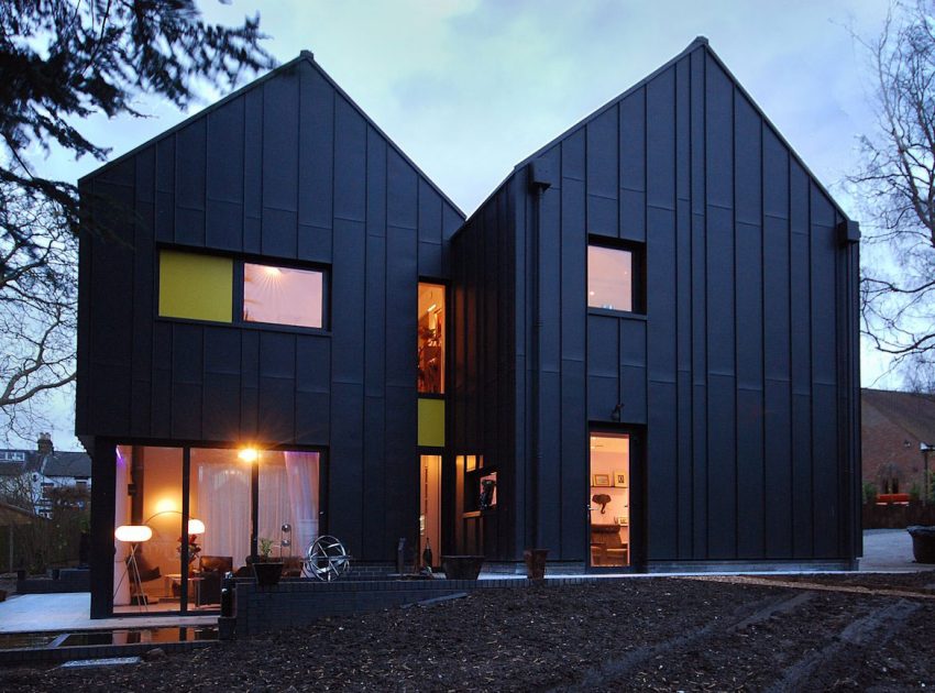 A Contemporary Family Home with Strong and Vibrant Interiors in Hertfordshire by Stephen Davy Peter Smith Architects (12)