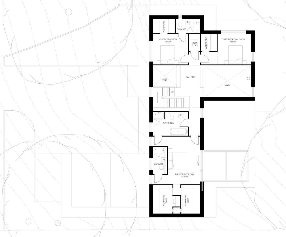 A Contemporary Family Home with Strong and Vibrant Interiors in Hertfordshire by Stephen Davy Peter Smith Architects (17)