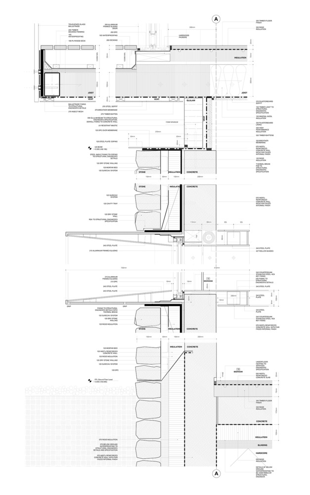 A Contemporary Family Home with a Pair of Mono-Pitched Volumes in South Wales by Hyde + Hyde Architects (18)