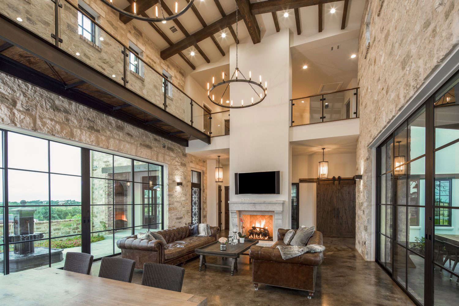 A Striking Contemporary Home with Rustic Style and Steel Elements in Austin, Texas by Vanguard Studio Inc (1)