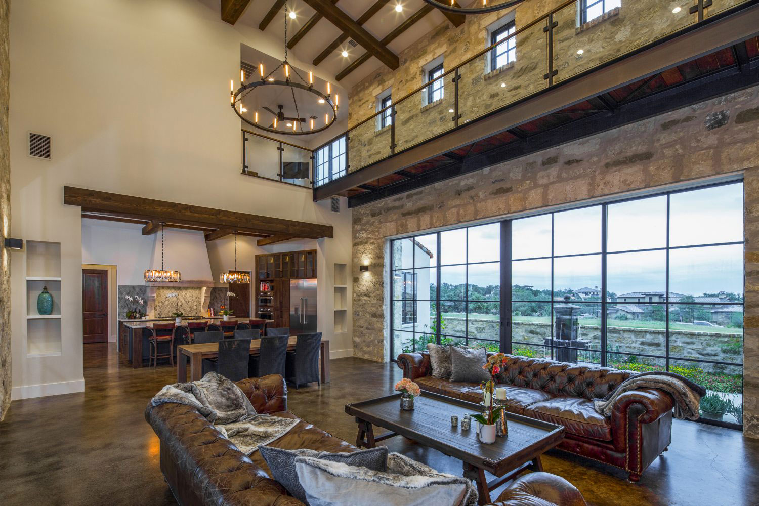 A Striking Contemporary Home with Rustic Style and Steel Elements in Austin, Texas by Vanguard Studio Inc (4)
