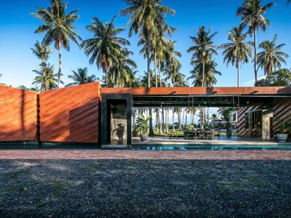 A Contemporary Seaside Home Surrounded by Coconut Trees in Koh Phangan by NPDA studio (1)