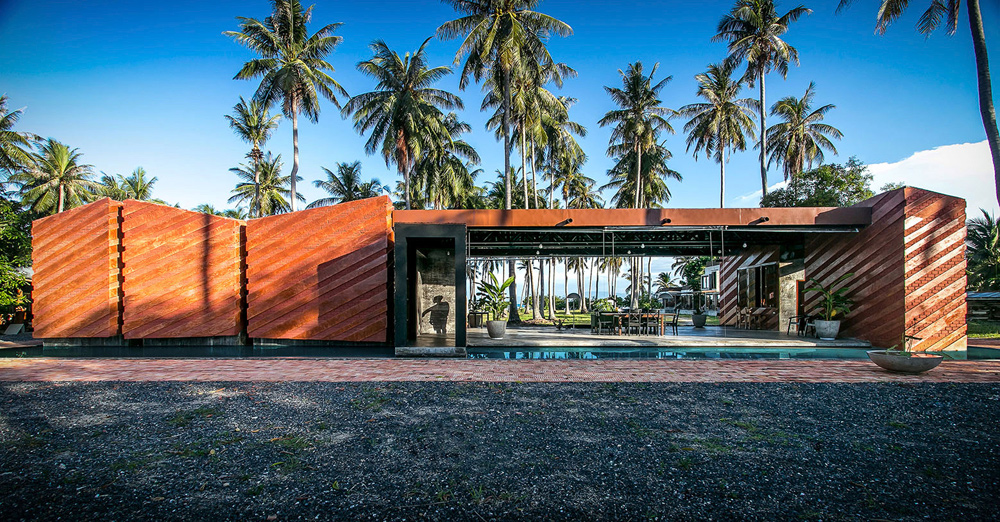 A Contemporary Seaside Home Surrounded by Coconut Trees in Koh Phangan by NPDA studio (1)