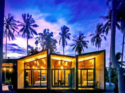 A Contemporary Seaside Home Surrounded by Coconut Trees in Koh Phangan by NPDA studio (8)