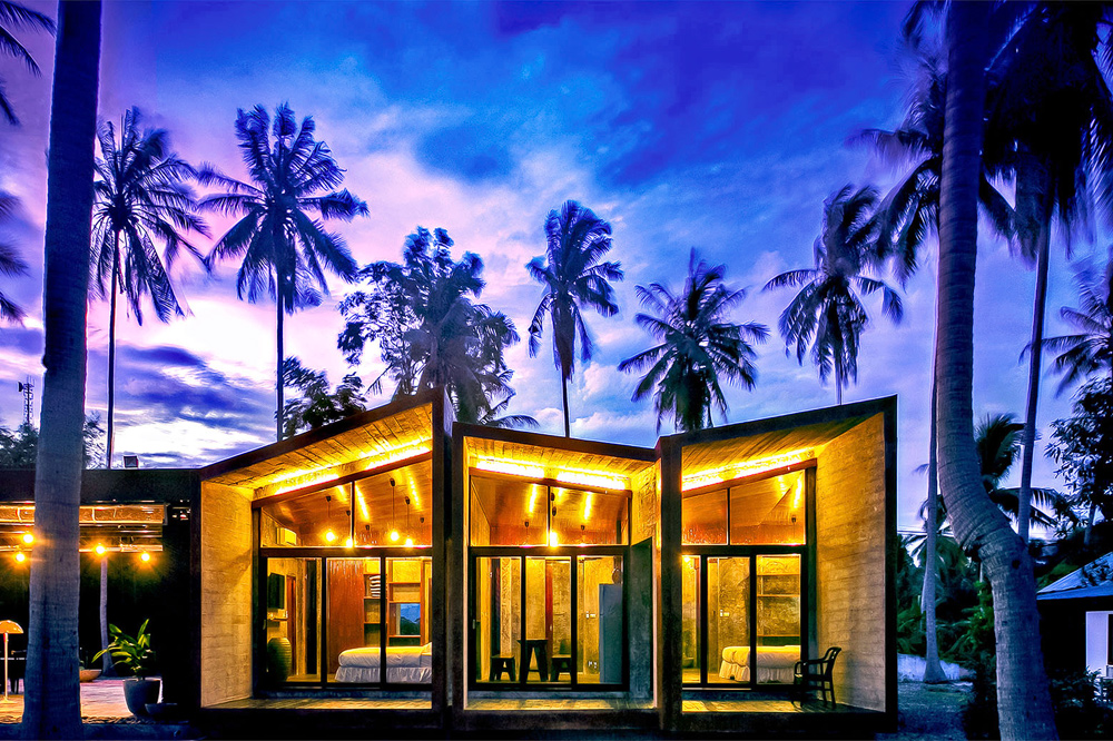 A Contemporary Seaside Home Surrounded by Coconut Trees in Koh Phangan by NPDA studio (8)
