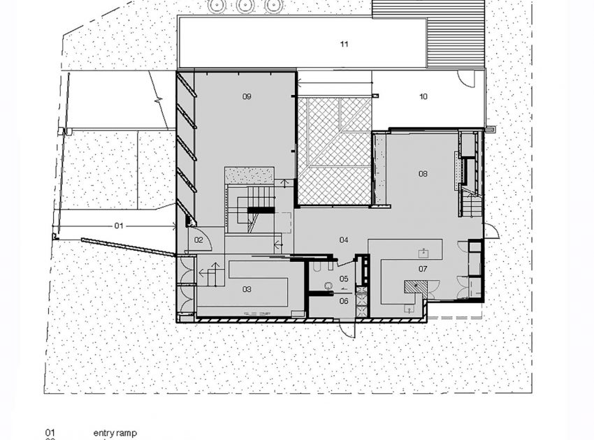 A Contemporary Home with Combination of Concrete and Glass Materials on Herne Bay Road by Daniel Marshall Architects (11)