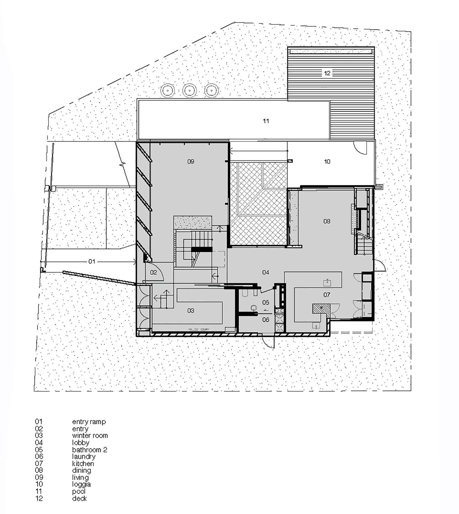A Contemporary Home with Combination of Concrete and Glass Materials on Herne Bay Road by Daniel Marshall Architects (11)