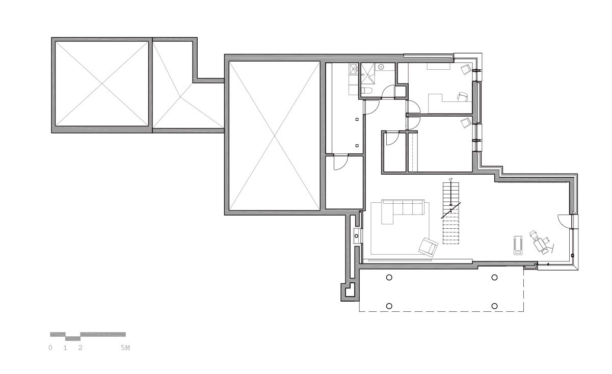 A Stylish Modern Dark Brick Home in the Lush Forests of Dundas, Ontario by Setless Architecture (12)