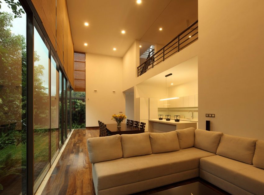 A Contemporary Home with Private Spaces and Natural Light in Colombo, Sri Lanka by KWA Architects (12)