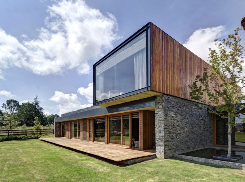 A Contemporary Home with Rustic Elements of Wood and Stone in Mexico by Elías Rizo Arquitectos (1)