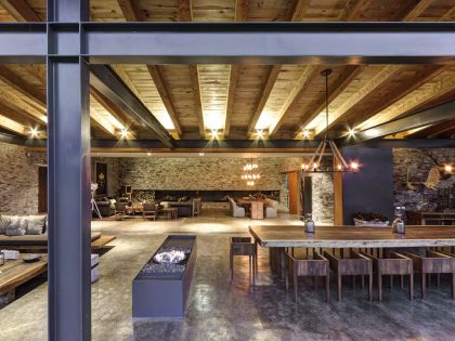 A Contemporary Home with Rustic Elements of Wood and Stone in Mexico by Elías Rizo Arquitectos (10)