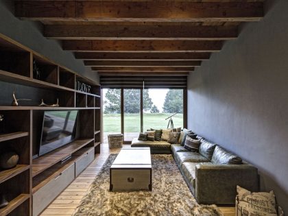 A Contemporary Home with Rustic Elements of Wood and Stone in Mexico by Elías Rizo Arquitectos (11)