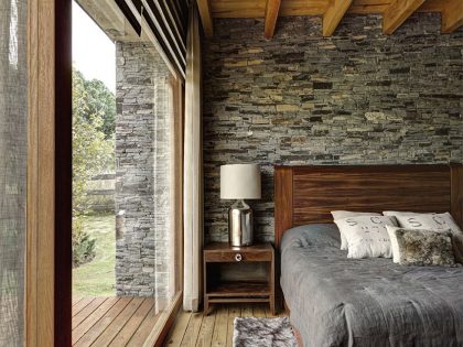 A Contemporary Home with Rustic Elements of Wood and Stone in Mexico by Elías Rizo Arquitectos (14)