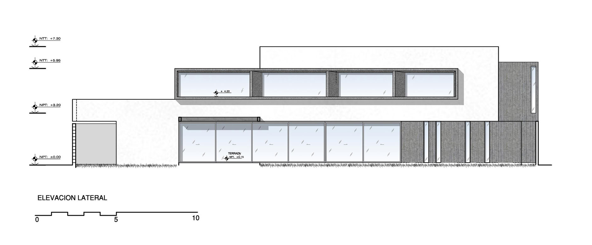 A Stunning Contemporary House with Green Walls Made of Concrete Blocks in Piura by Riofrio+Rodrigo Arquitectos (14)