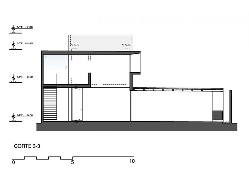 A Stunning Contemporary House with Green Walls Made of Concrete Blocks in Piura by Riofrio+Rodrigo Arquitectos (15)