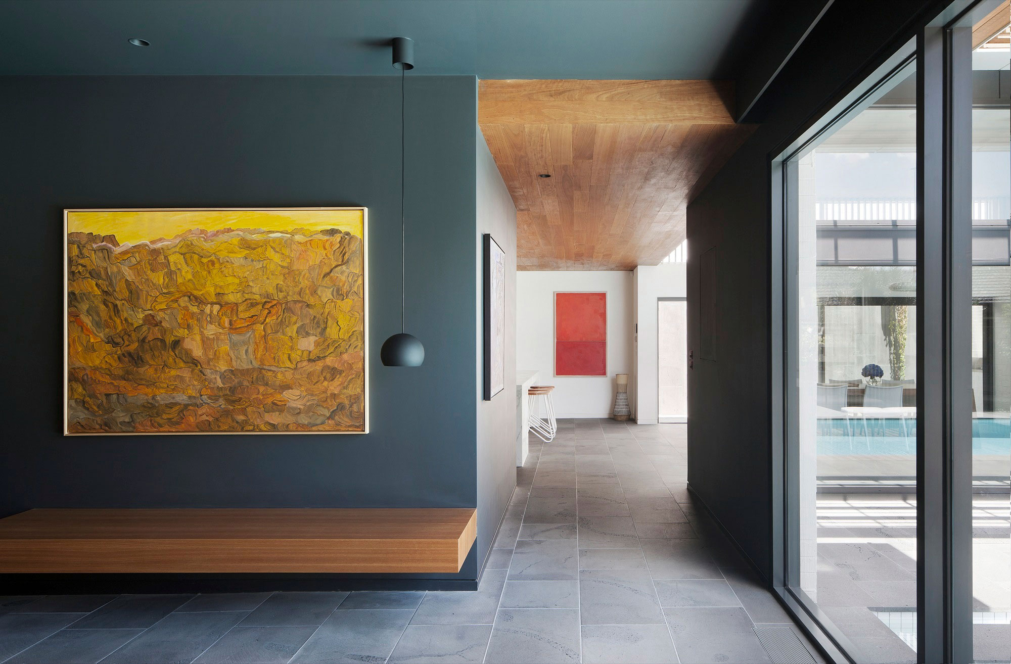 A Stylish Contemporary Home with a Dramatic Landscaping Program in Caulfield by Bower Architecture (8)