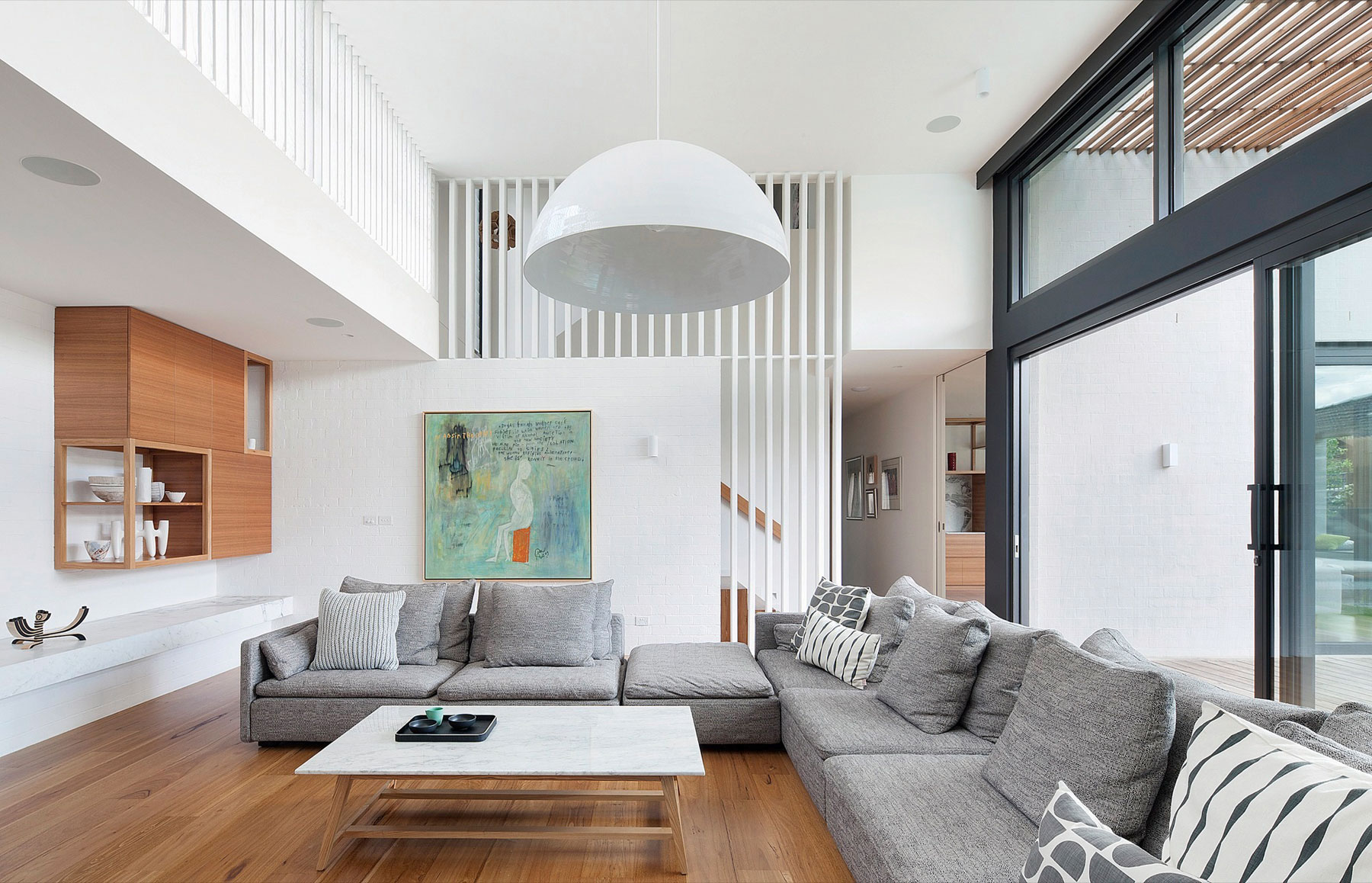 A Stylish Contemporary Home with a Dramatic Landscaping Program in Caulfield by Bower Architecture (9)