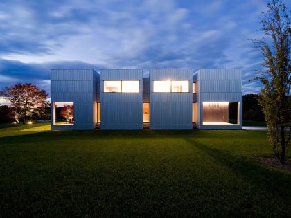 A Contemporary House Constructed of Wood and Metal-Clad for Two Art Collectors in Ancram by HHF Architects & Ai Weiwei (22)