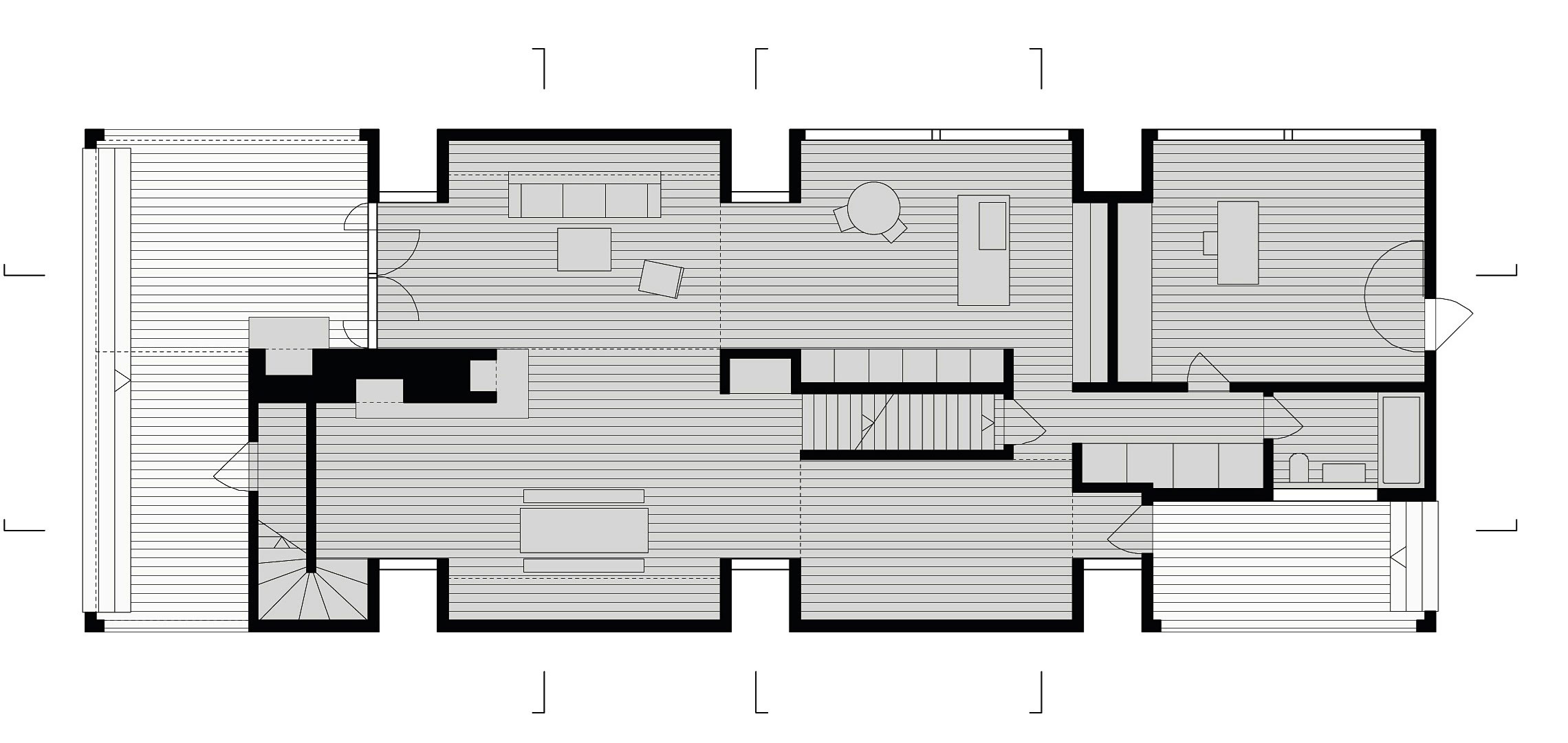A Contemporary House Constructed of Wood and Metal-Clad for Two Art Collectors in Ancram by HHF Architects & Ai Weiwei (25)