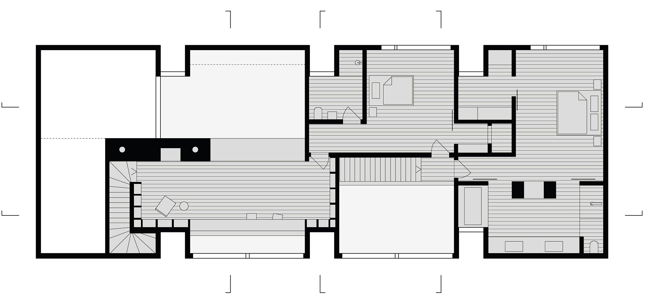A Contemporary House Constructed of Wood and Metal-Clad for Two Art Collectors in Ancram by HHF Architects & Ai Weiwei (26)